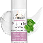 Prog-Relief Cream Progesterone Cream, Direct from US Manufacturer Warehouse, 2000mg per Bottle, Bio-Identical Micronized USP from Wild Yam 20mg per Pump, 100 Pumps