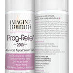 Prog-Relief Cream Progesterone Cream, Direct from US Manufacturer Warehouse, 2000mg per Bottle, Bio-Identical Micronized USP from Wild Yam 20mg per Pump, 100 Pumps