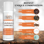 CelluSolution Shaping Cream by Imagine Dermatology with key ingredients