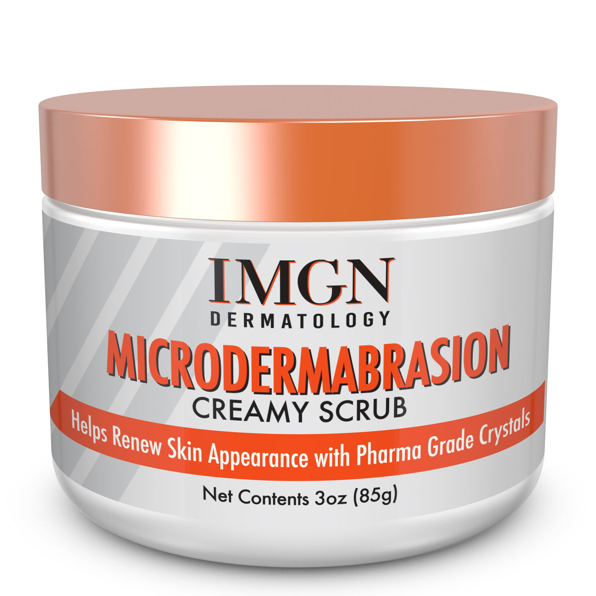 IMGN Pharma Grade Microdermabrasion Crystals Creamy Scrub Renews Dull Skin 3 oz 85 grams Helps With Appearance of Scars and Great Compliment to Other Skin Treatments (Copy)