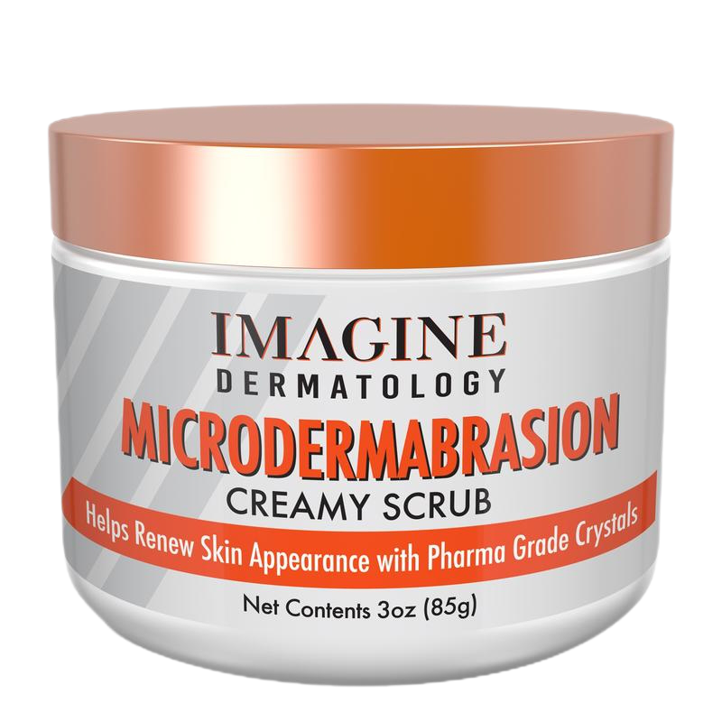 Pharma Grade Microdermabrasion Crystals Creamy Scrub Renews Dull Skin 3 oz 85 grams Helps With Appearance of Scars and Great Compliment to Other Skin Treatments