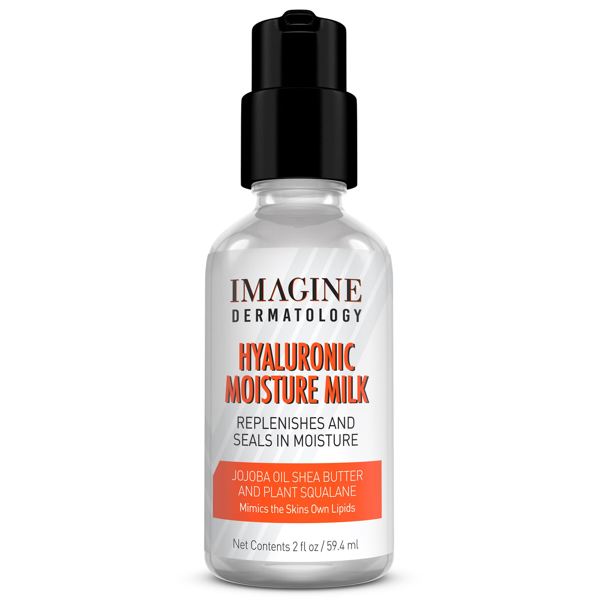Hyaluronic Moisture Milk Jojoba Squalane Hyaluronic Acid and Other Powerful Ingredients Hydrate AND Lock in Moisture 2 fl oz/59.4 ml (2 fl oz)